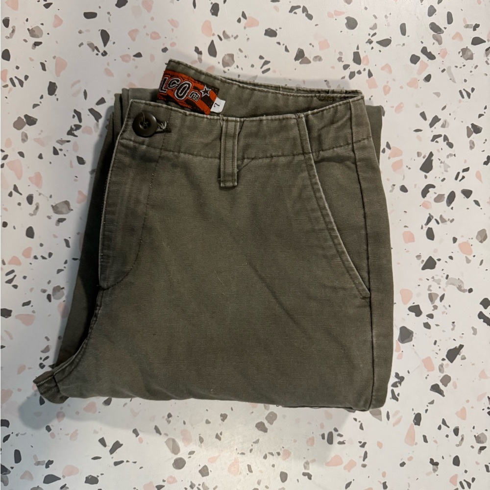 Volcom Y2K Olive Green Cargo Pants